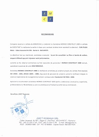 "recomandare EMCT"